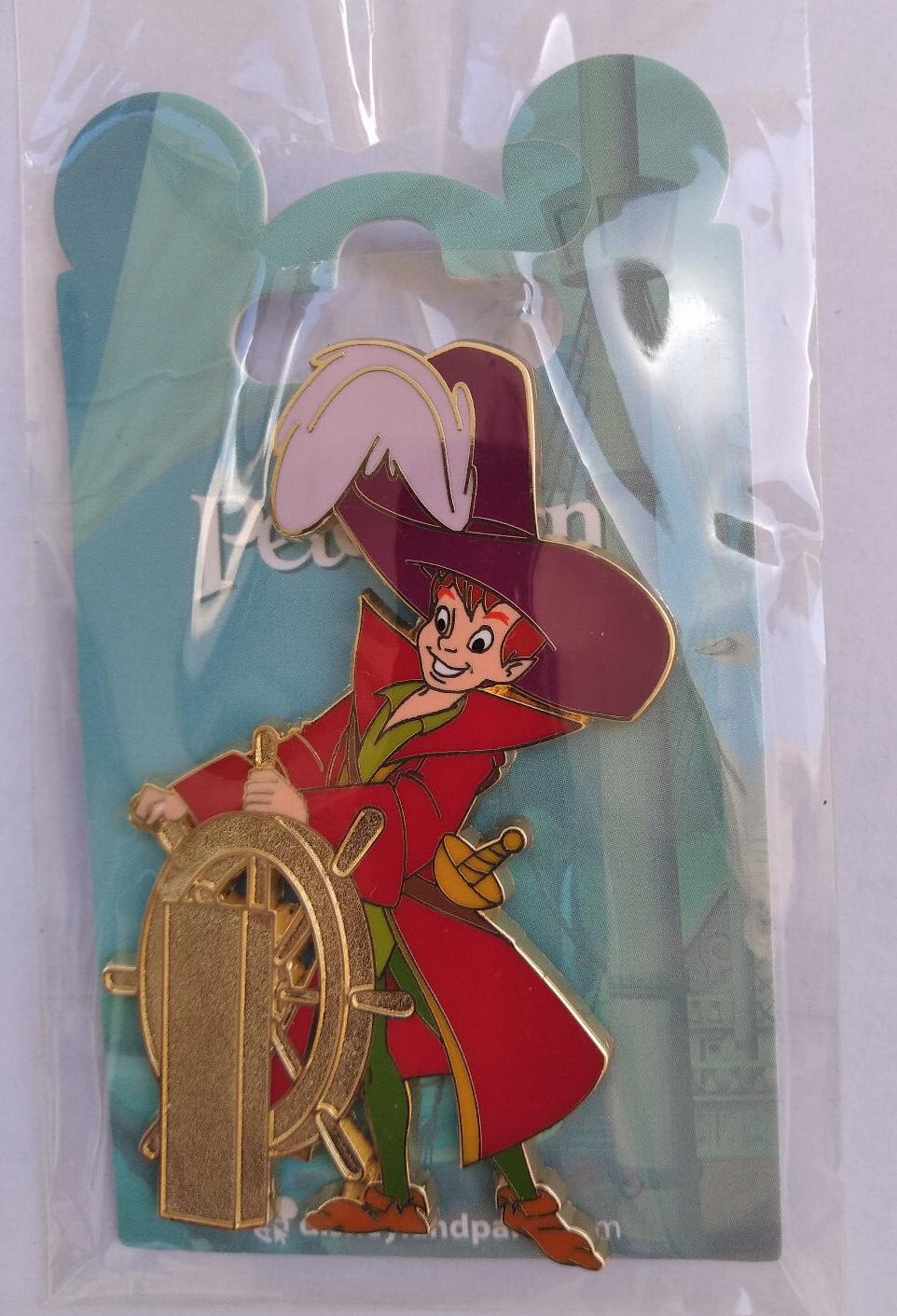 Peter Pan Wendy Lost Boys Pan as Hook Disney Land Paris Dlp 2022 4 Pins set