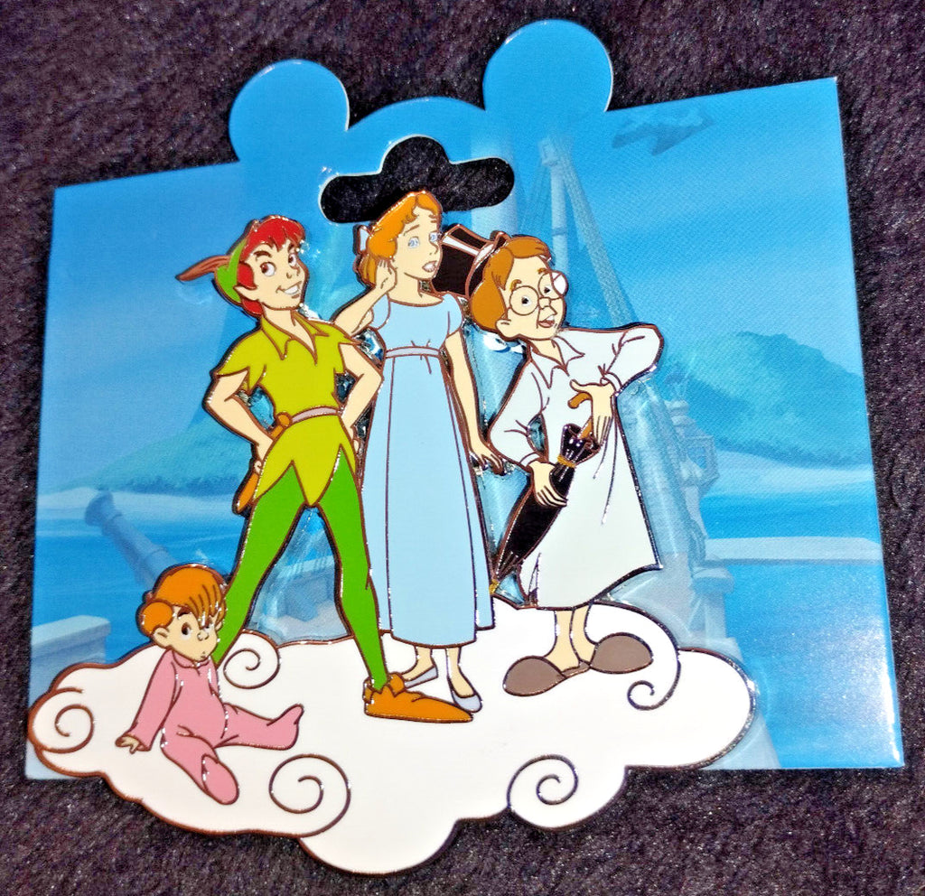 Peter Pan Wendy Michael John on Cloud Disney Land Paris Dlp Nov 2023 Jumbo Pin