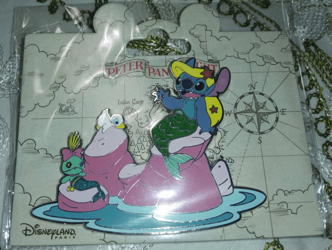 Peter Pan's Flight Attraction Disney Land Paris DLP Nov 2022 4 Pins Set