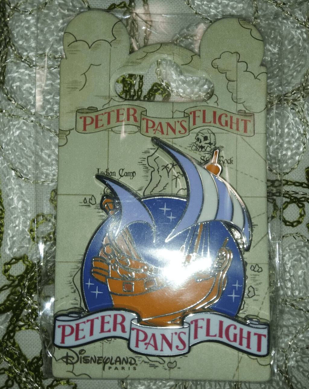 Peter Pan's Flight Attraction Disney Land Paris DLP Nov 2022 Pin