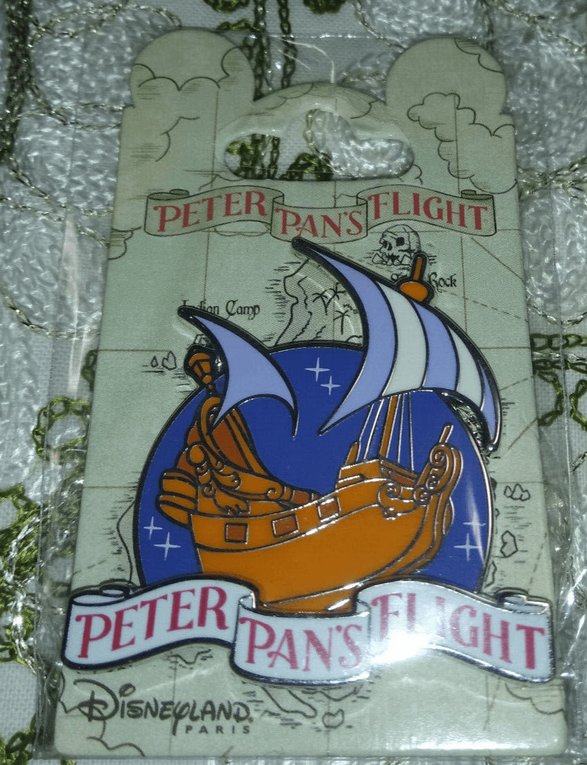 Peter Pan's Flight Attraction Disney Land Paris DLP Nov 2022 Pin