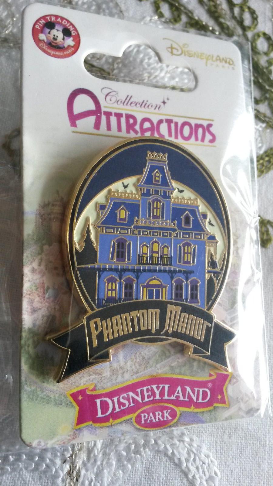 Phantom Manor Attraction Series Disney Land Paris Dlrp Dlp 2013 Glow in Dark pin