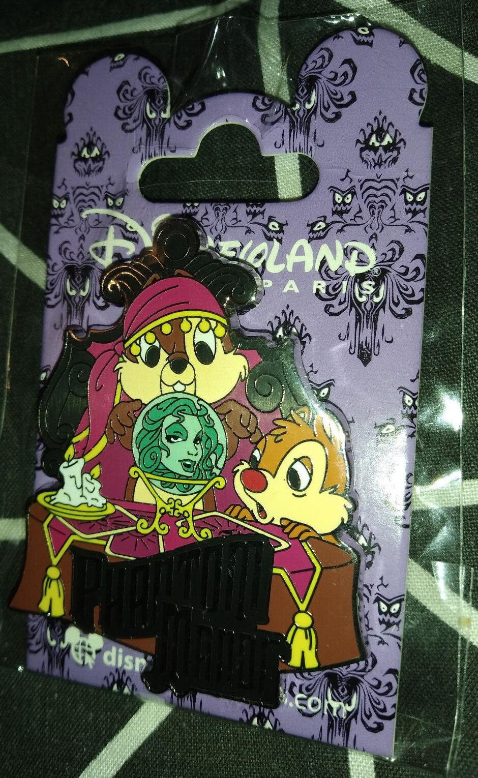 Phantom Manor Chip & Dale Stitch Goofy Dlp Disney Land Paris 2021 3 Pins Set