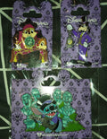 Phantom Manor Chip & Dale Stitch Goofy Dlp Disney Land Paris 2021 3 Pins Set
