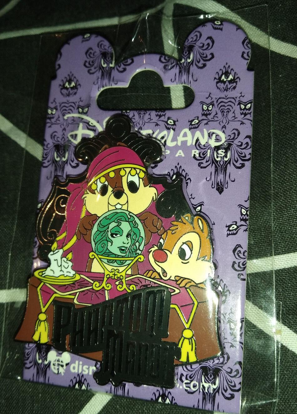 Phantom Manor Chip & Dale Stitch Goofy Dlp Disney Land Paris 2021 3 Pins Set