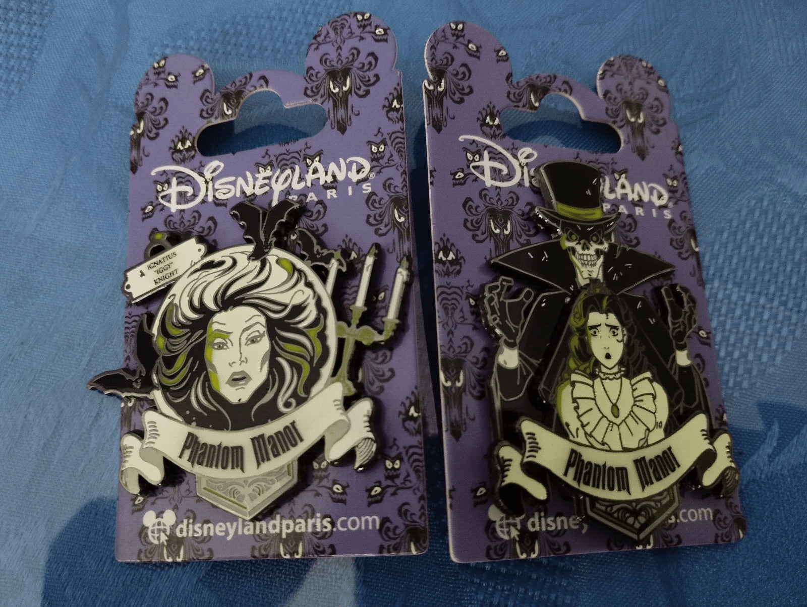 Phantom Manor Haunted Mansion Skeleton Bride Disney Paris DLP Aug 2023 Glow Pin