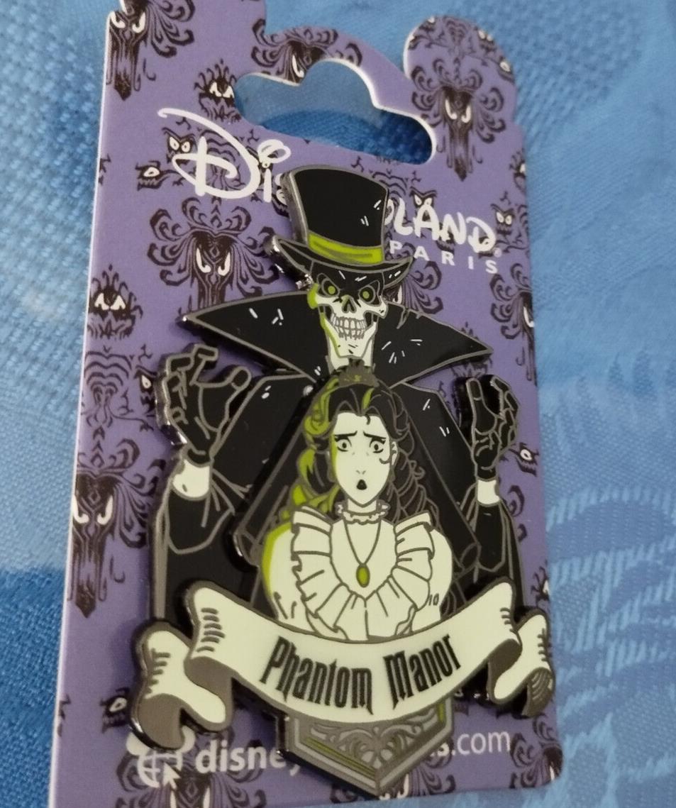 Phantom Manor Haunted Mansion Skeleton Bride Disney Paris DLP Aug 2023 Glow Pin