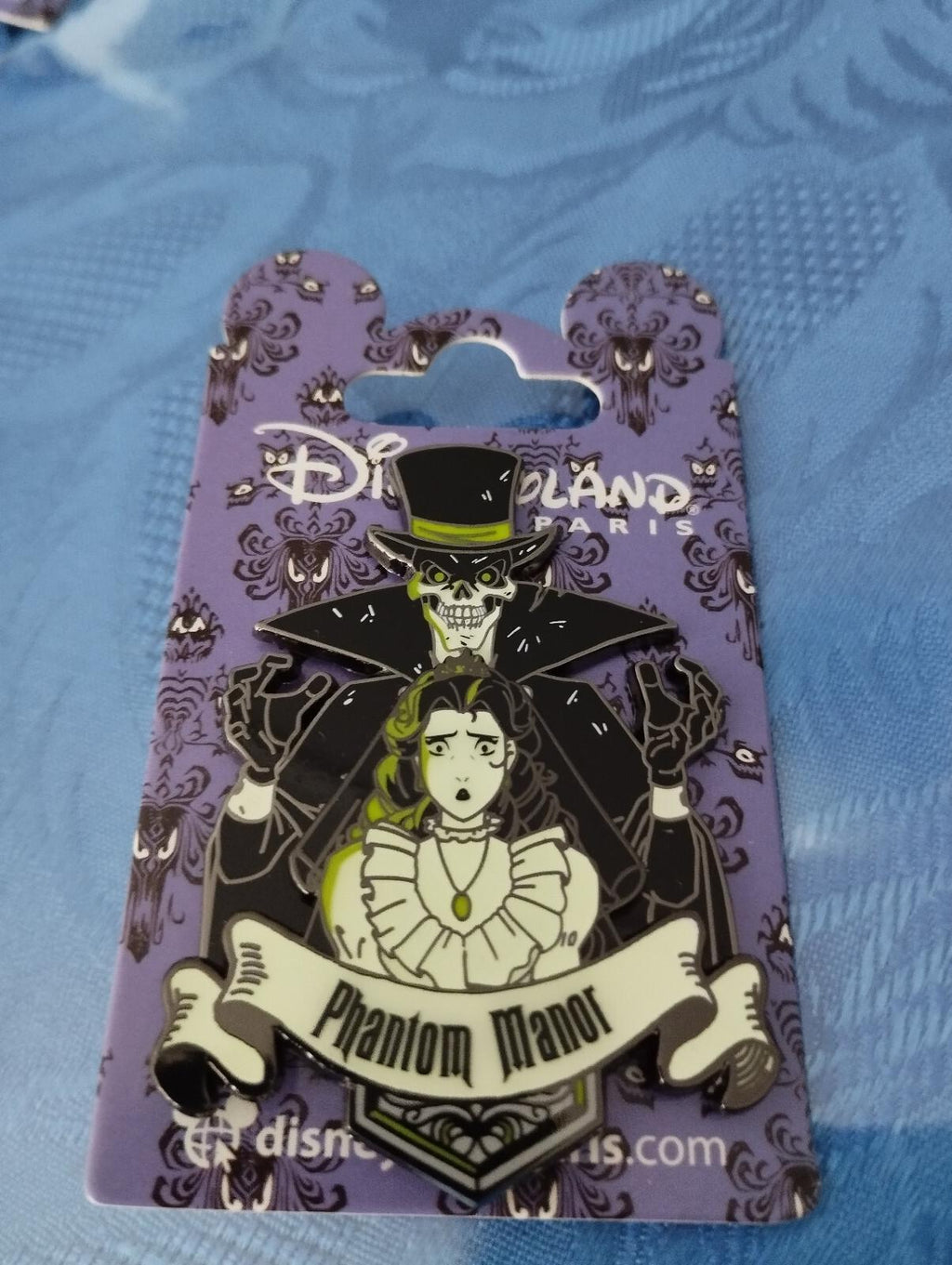 Phantom Manor Haunted Mansion Skeleton Bride Disney Paris DLP Aug 2023 Glow Pin