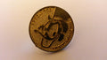 Picsou magazine Scrooge McDuck Round Gold colour Disney Pin x3 (3 of the same)