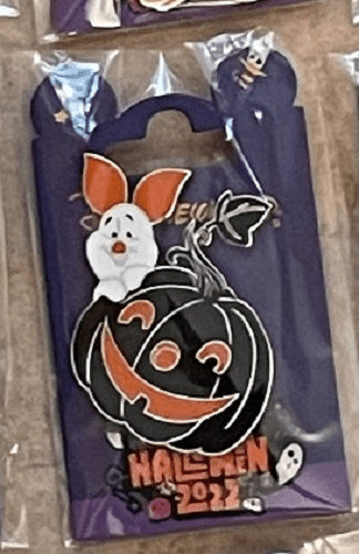 Piglet Pumpkin Halloween Series Disney Paris DLRP DLP Sept 2022 Pin