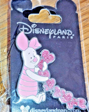 ピグレット (くまのプーさん) ハート バレンタイン ディズニーランドパリ DLP DLRP 2023 グリッター ピン