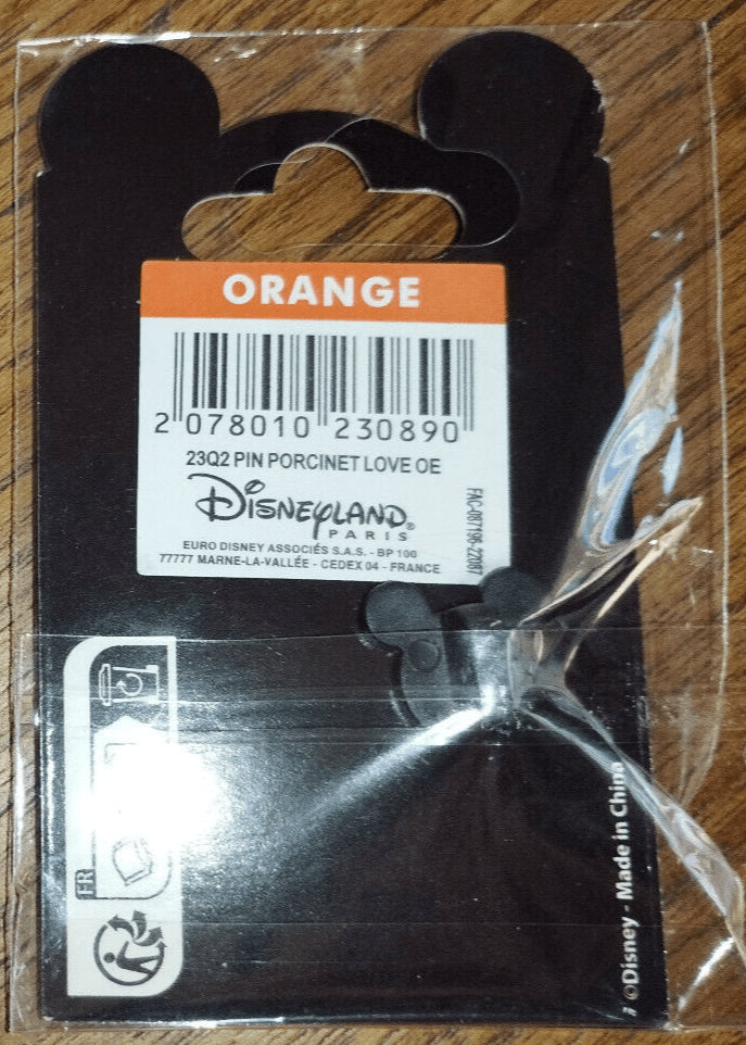 Piglet (Winnie) Heart Valentine Disney Land Paris Dlp Dlrp 2023 Glitter Pin