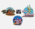 Pin Trading Day Disney Paris Dlrp Stitch Tinkerbell Minnie Puzzle 3 LE pins set