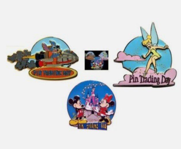 Pin Trading Day Disney Paris Dlrp Stitch Tinkerbell Minnie Puzzle 3 LE pins set