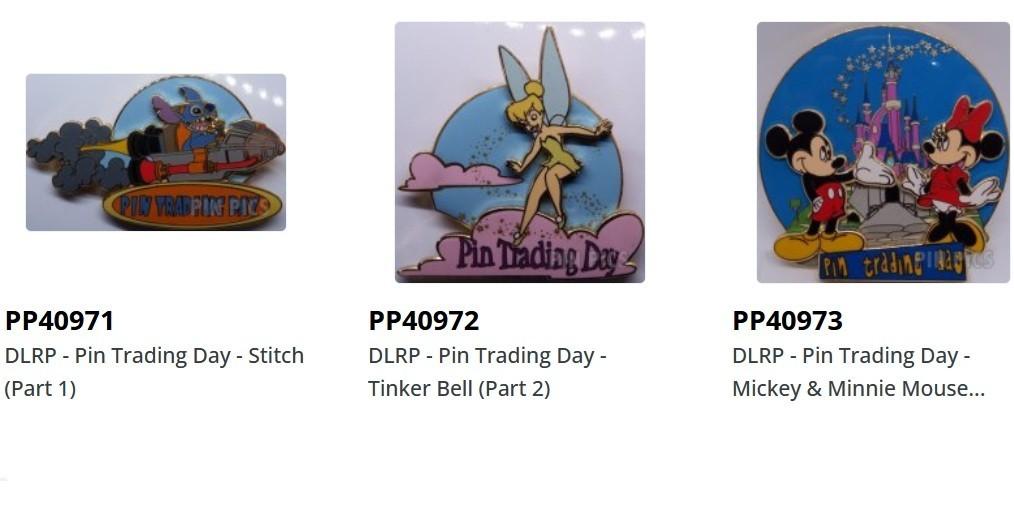 Pin Trading Day Disney Paris Dlrp Stitch Tinkerbell Minnie Puzzle 3 LE pins set
