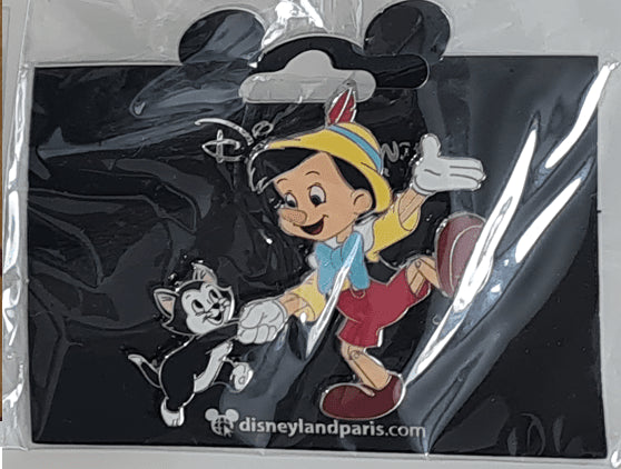 Pinocchio Jiminy Figaro Cleo 4 pins full set Disney Land Paris Dlp 2022 Pin