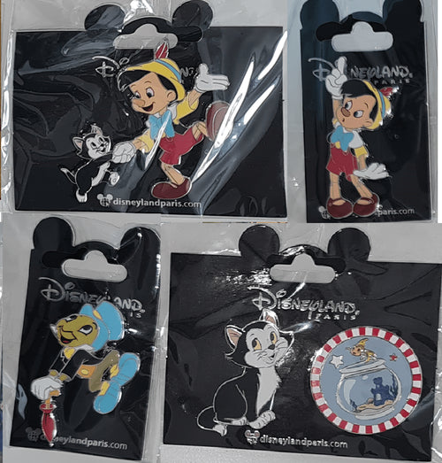 (Pinocchio) Jiminy jumping on his umbrella Disney Land Paris Dlp 2022 Pin