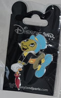 (Pinocchio) Jiminy jumping on his umbrella Disney Land Paris Dlp 2022 Pin