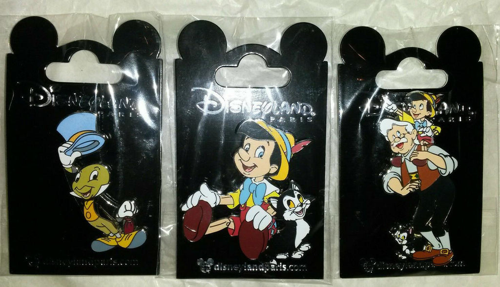 Pinocchio on Geppetto shoulder Figaro August 2020 Disney Land Paris Dlp Dlrp Pin