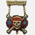 Pirates of the Caribbean At World's End Skull Logo Disney Paris Dlrp dangle pin