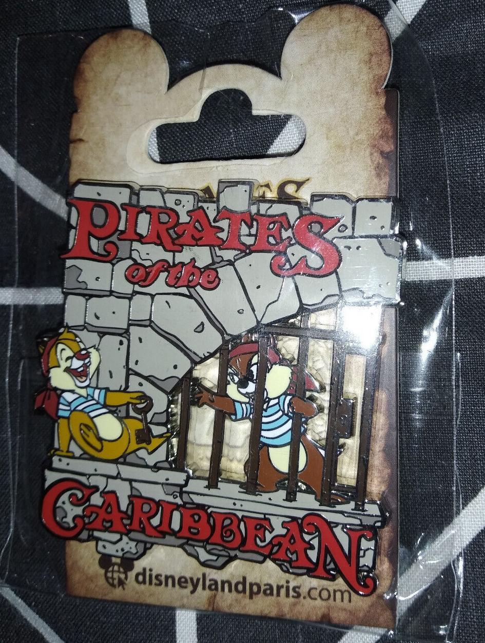 Pirates Of The Caribbean Chip Stitch Goofy Dlp Disney Paris 2021 4 Pins Set