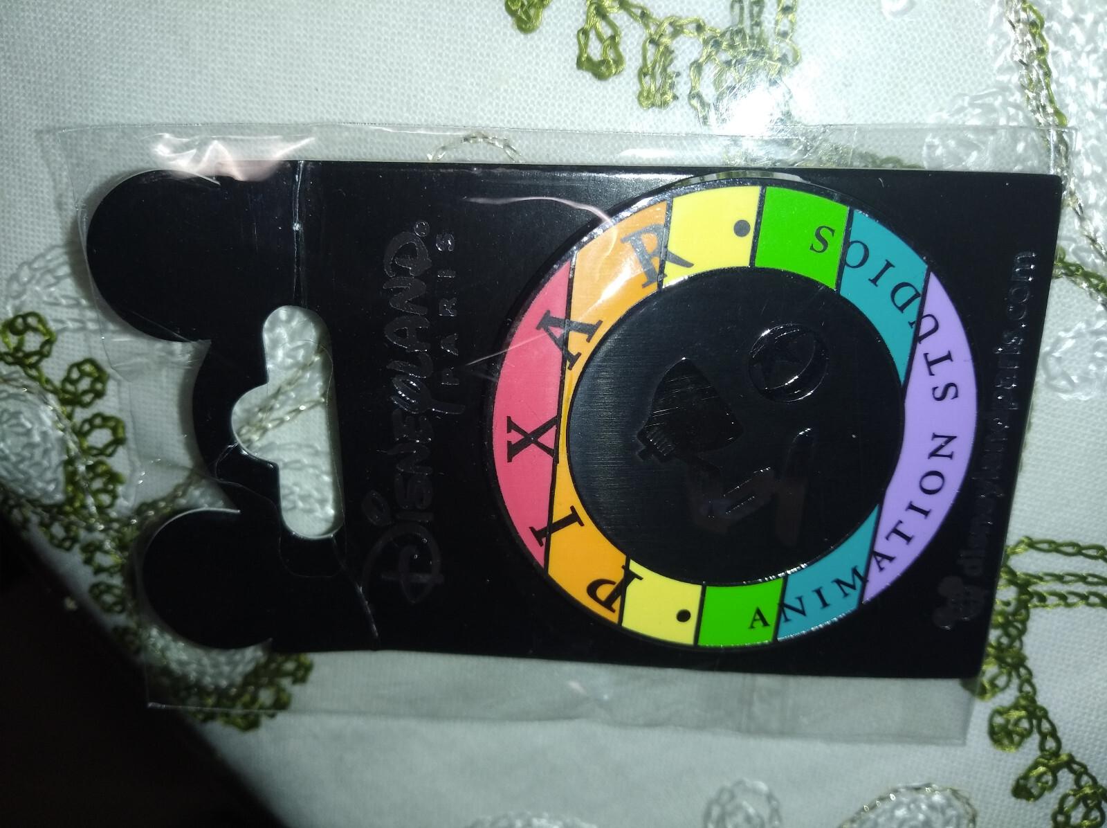 Pixar Logo with Desk Lamp Rainbow Colours Disney Land Paris Dlp Dlrp 2022 Pin