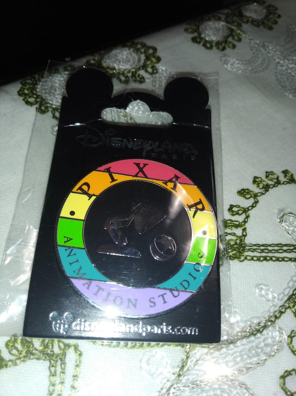 Pixar Logo with Desk Lamp Rainbow Colours Disney Land Paris Dlp Dlrp 2022 Pin