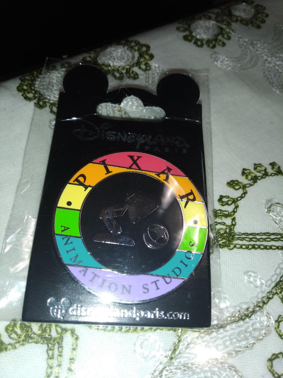 Pixar Logo with Desk Lamp Rainbow Colours Disney Land Paris Dlp Dlrp 2022 Pin