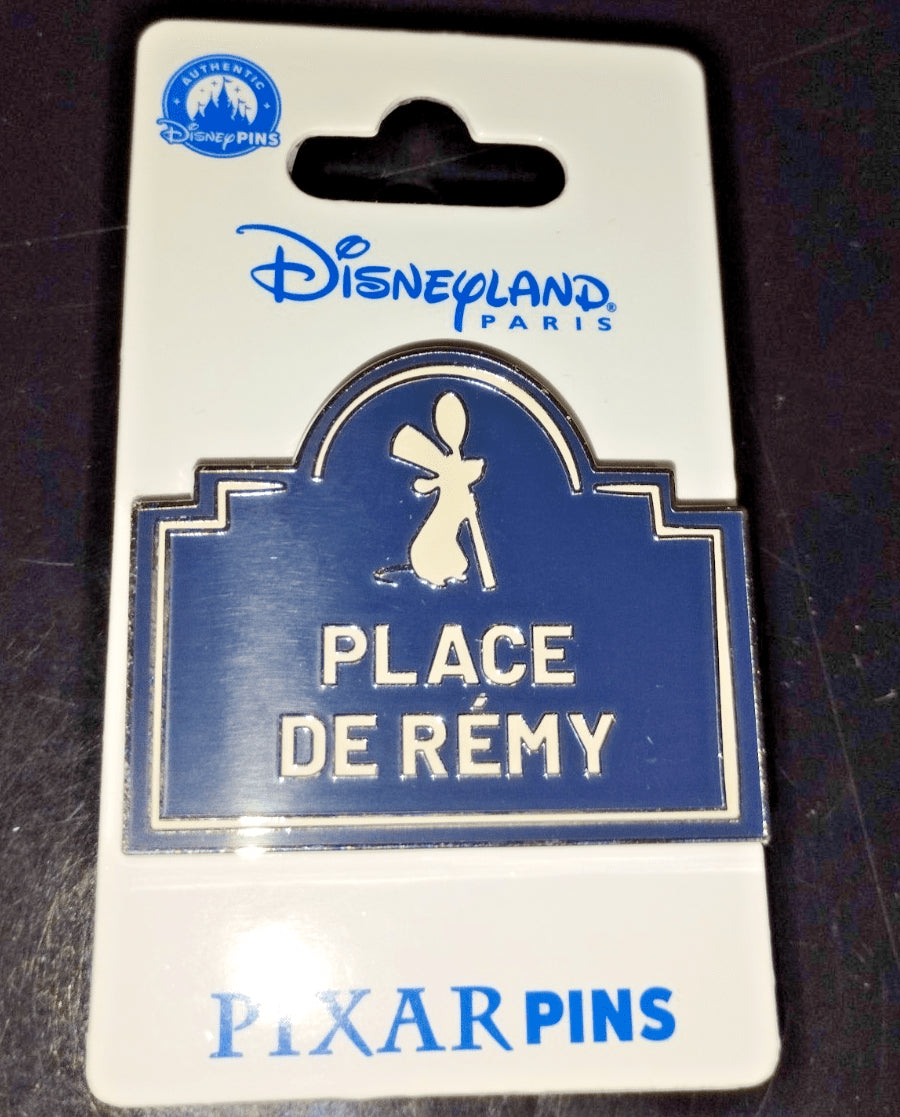 Place de Remy Sign - Ratatouille Series Disney Land Paris Dlp July 2025 Pin
