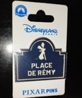 Place de Remy Sign - Ratatouille Series Disney Land Paris Dlp July 2025 Pin