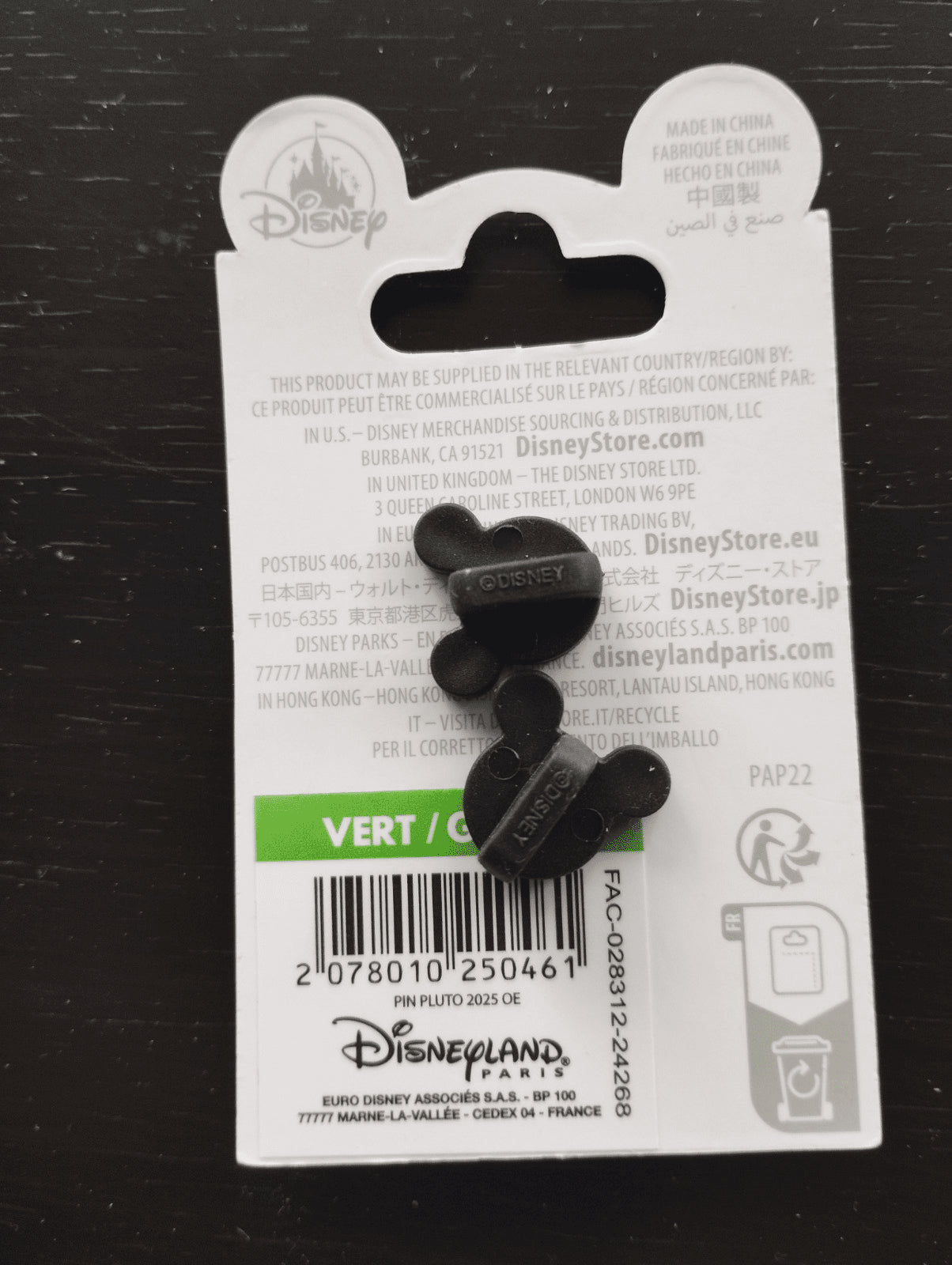 Pluto Disney Land Paris Dlp January 2025 Celebration Pin