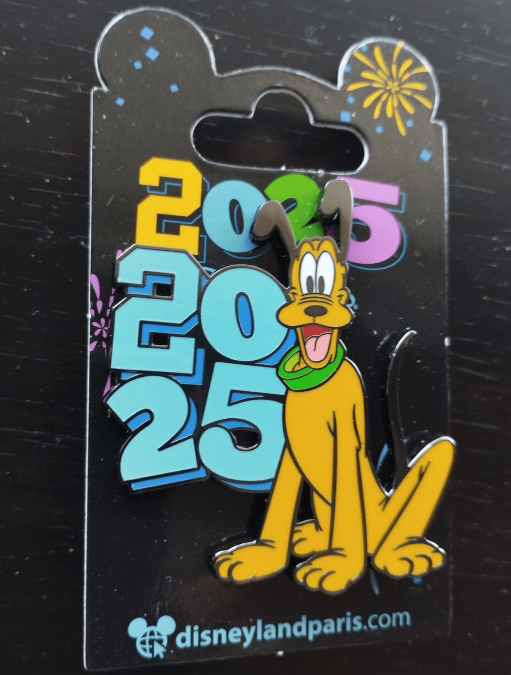 Pluto Disney Land Paris Dlp January 2025 Celebration Pin