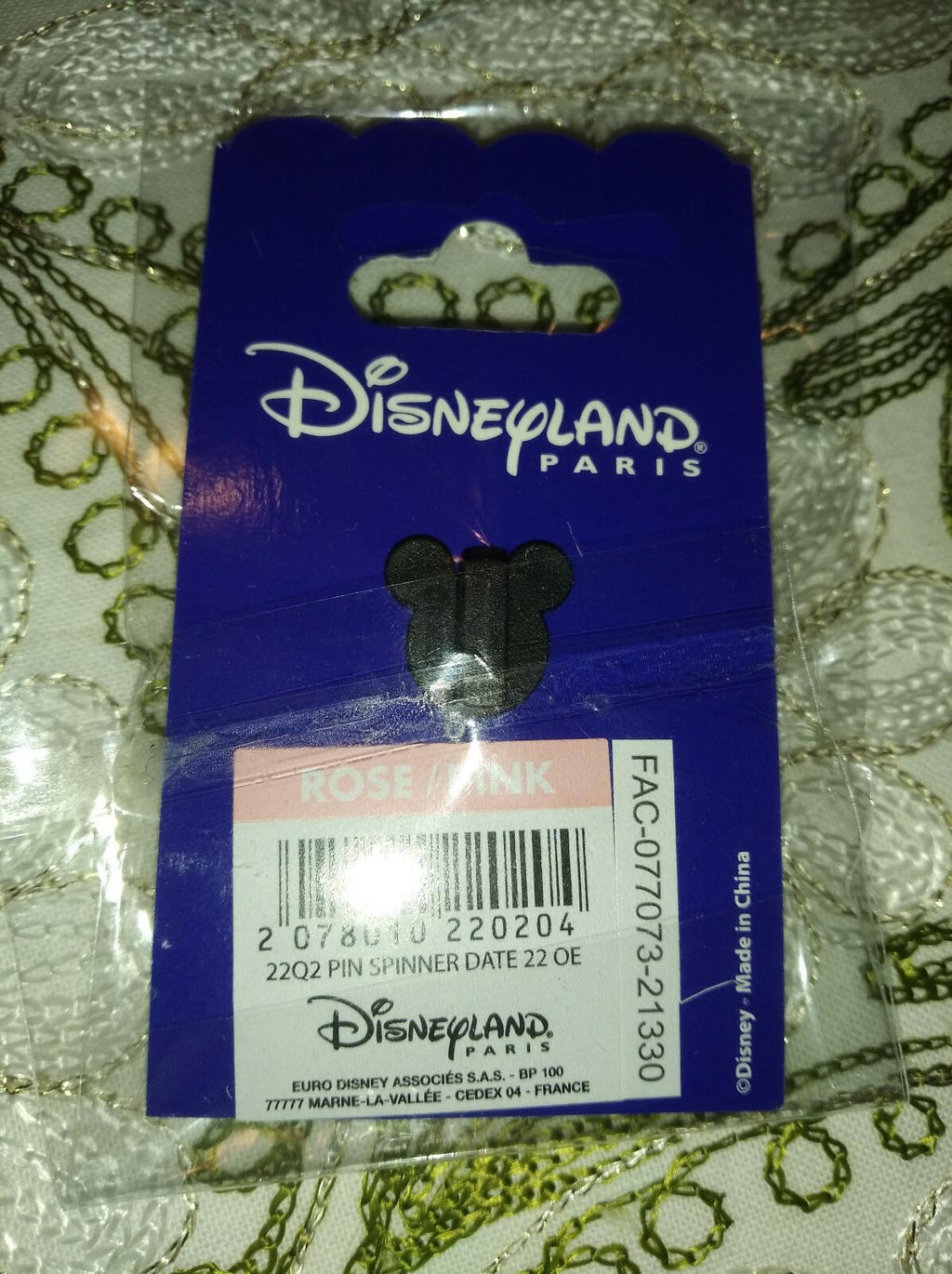Pluto Goofy Minnie Mick 30th Anniversary Disney Paris Dlrp Dlp 2022 Spinner Pin