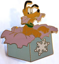 Pluto in a present Christmas box from set Disney Land Paris Dlp DLRP 2009 Pin
