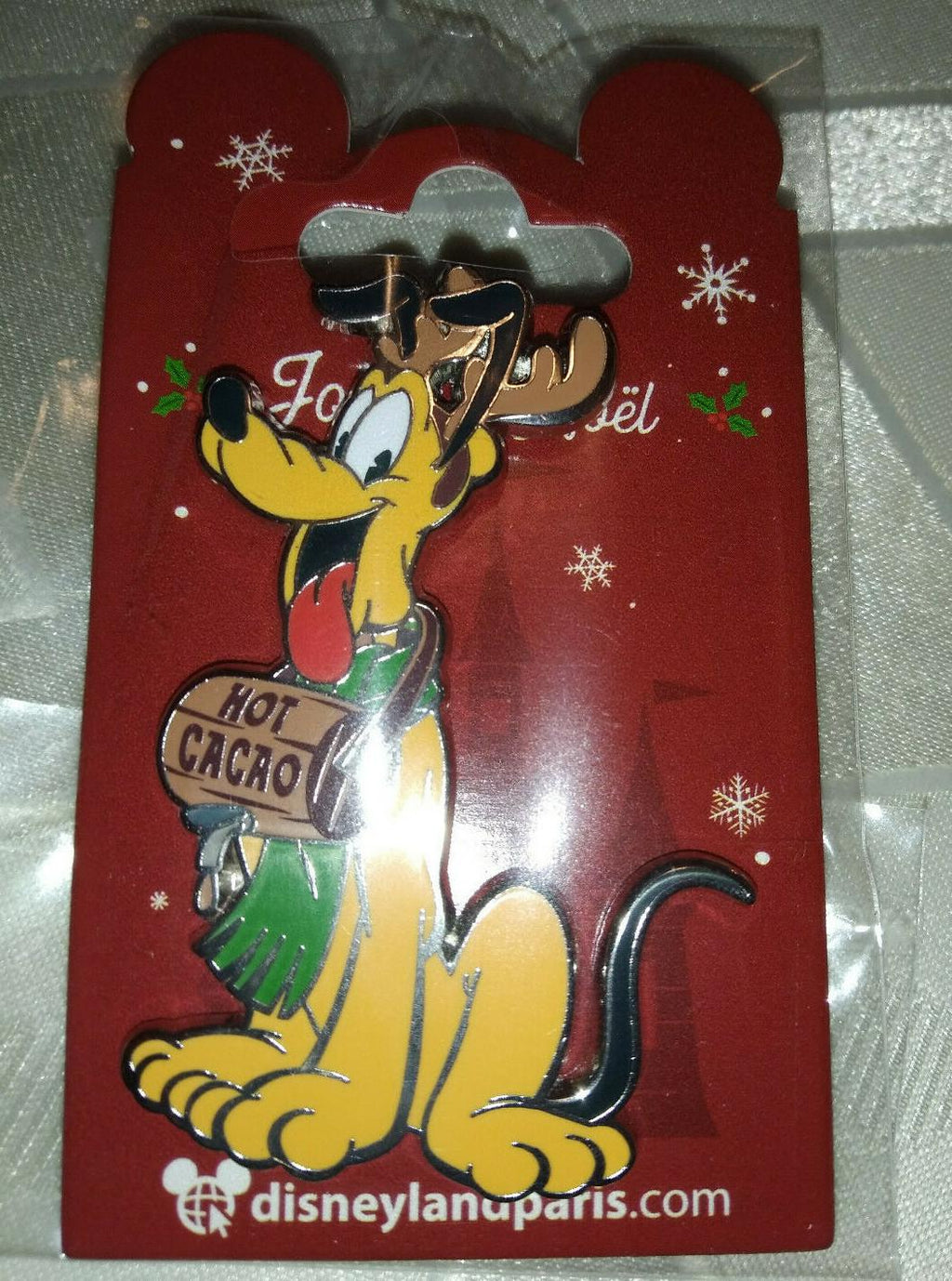 Pluto Reindeer Christmas Disney Land Paris Dlp Dlrp December 2021 Pin