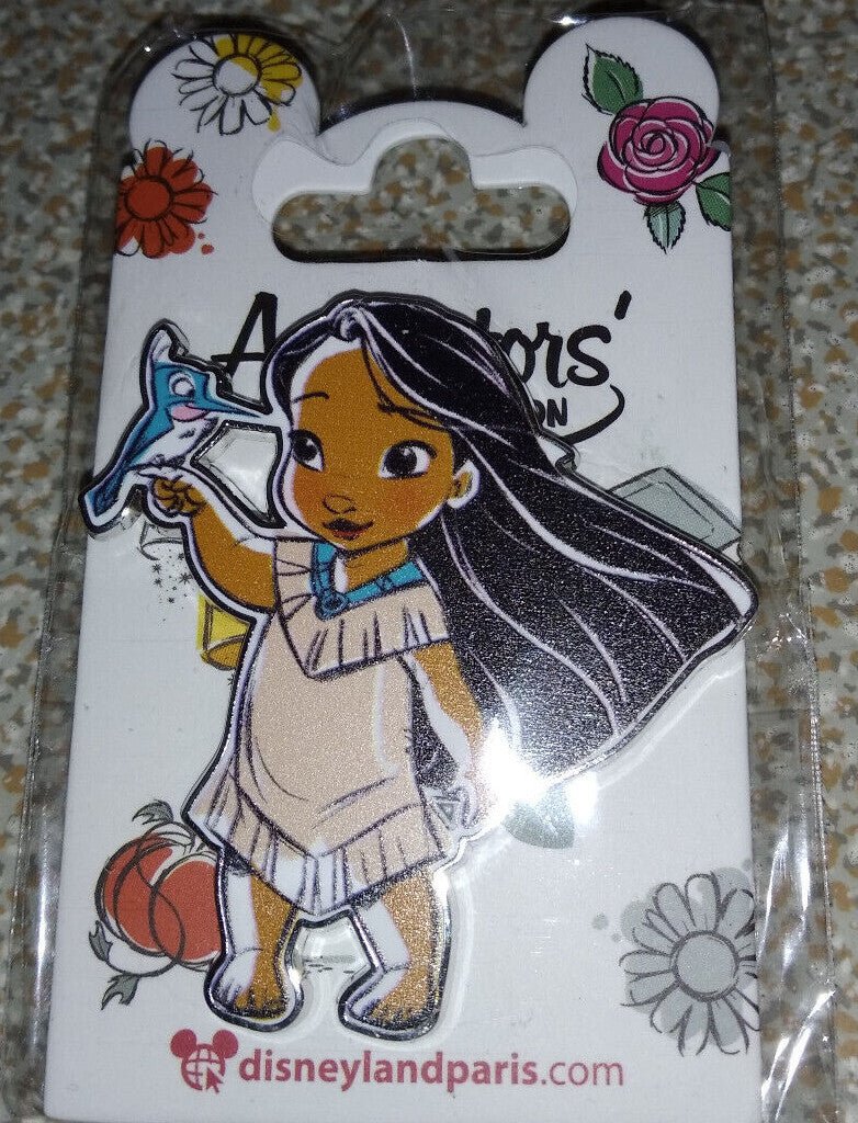 Pocahontas Flit Bird Animator Dolls Child Disney Land Paris Dlp July 2022 Pin