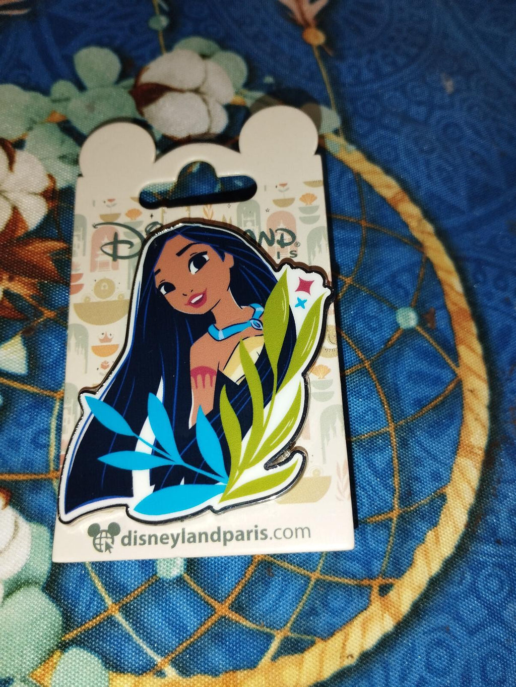 Pocahontas Floral Princess Disney Land Paris Dlp 2024 Pin