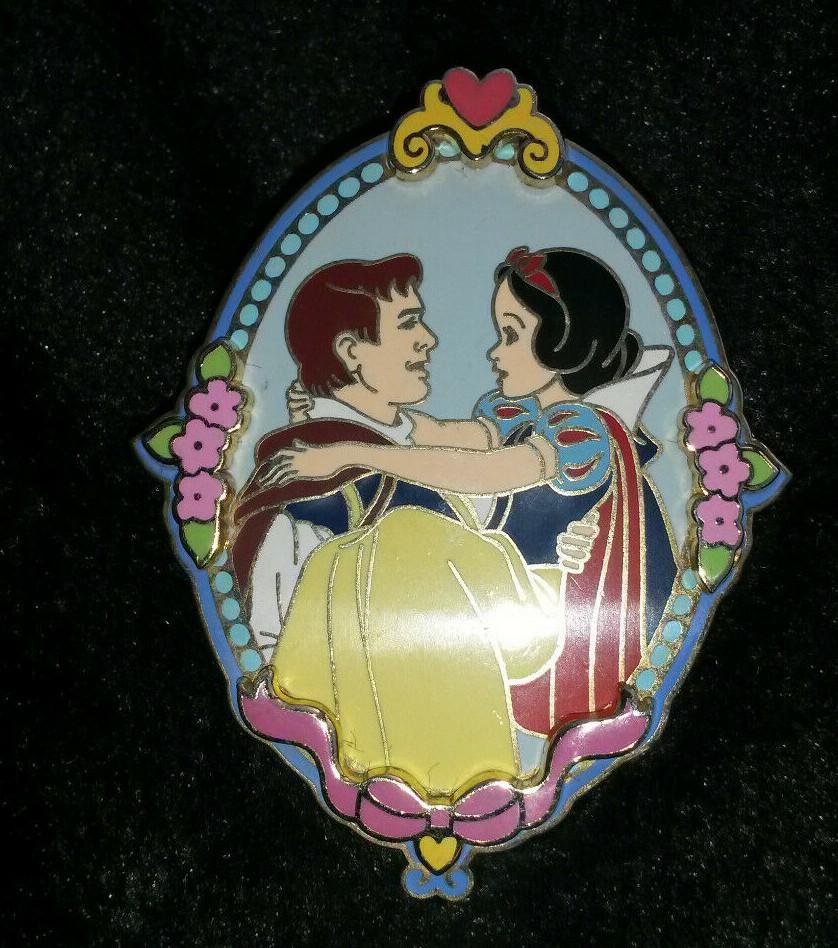 Princess Pair (Snow White & Prince) 3D Dlrp Dlp Disney Land Paris 2003 Pin