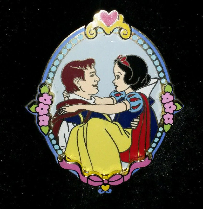 Princess Pair (Snow White & Prince) 3D Dlrp Dlp Disney Land Paris 2003 Pin