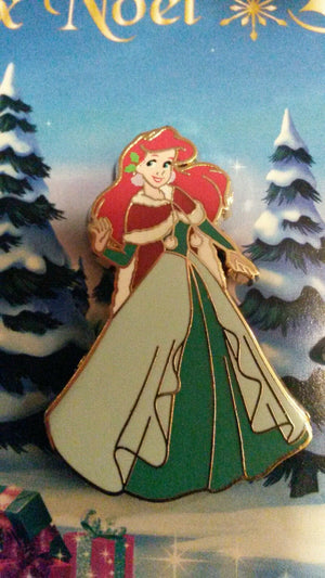ディズニープリンセス アリエル クリスマス ディズニーランド・パリ Dlrp Dlp 2019年8月 ピンバッジ