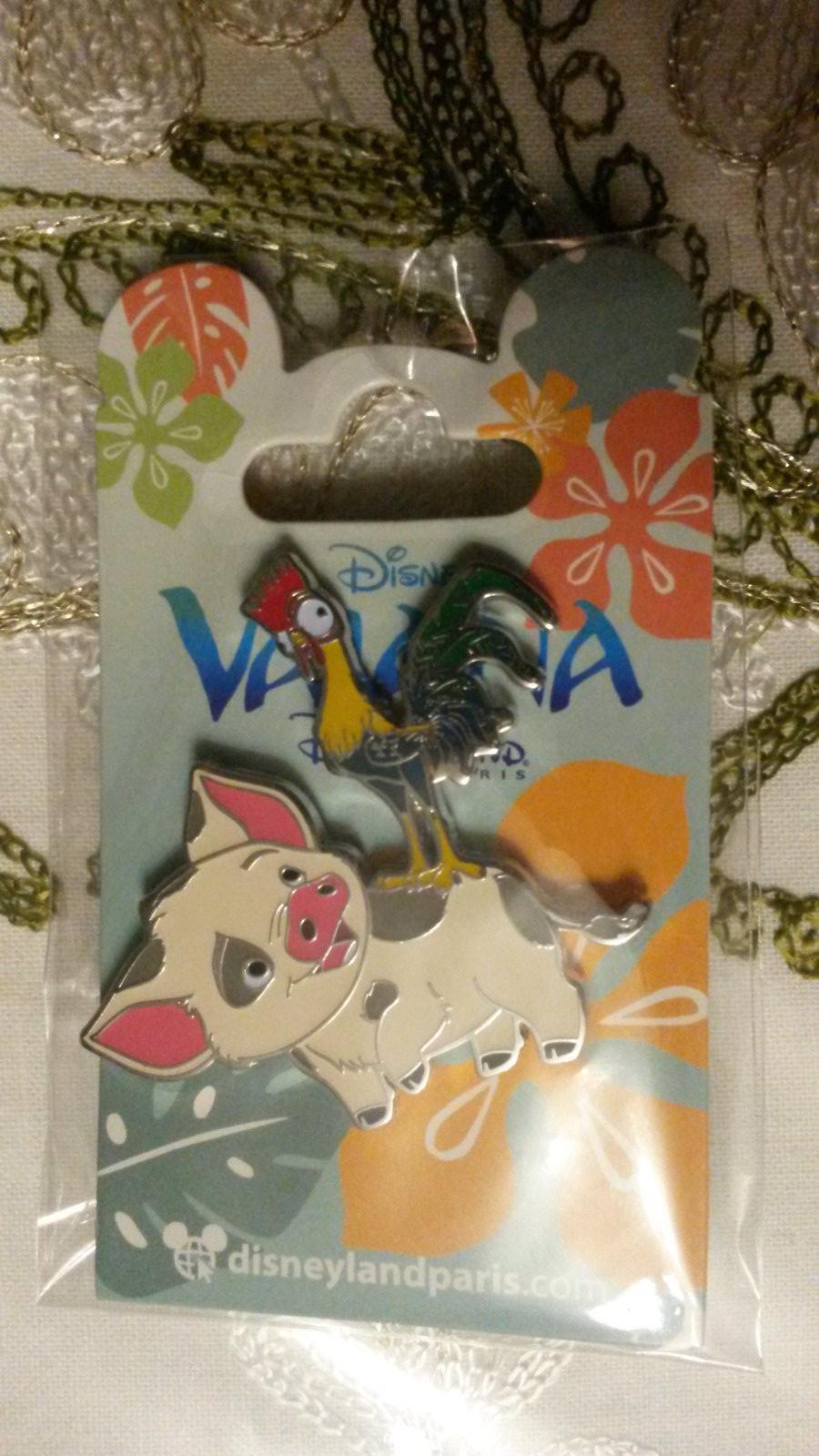 Pua and Hei Hei Vaiana / Moana Disney Land Paris Dlrp Dlp 2016 pin