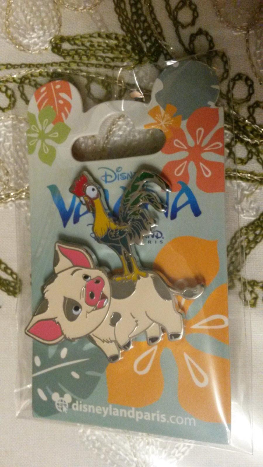 Pua and Hei Hei Vaiana / Moana Disney Land Paris Dlrp Dlp 2016 pin