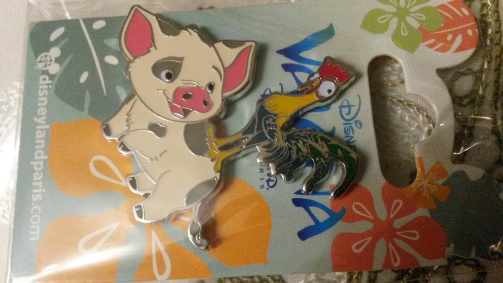 Pua and Hei Hei Vaiana / Moana Disney Land Paris Dlrp Dlp 2016 pin