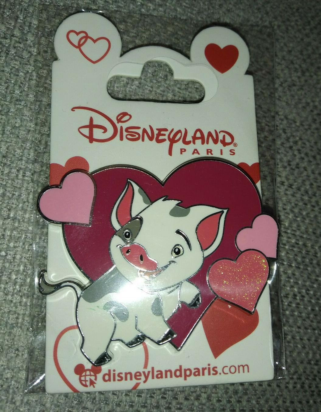 Pua in Heart Valentine Series Disney Land Paris Dlp Dlrp 2022 Glitter Pin