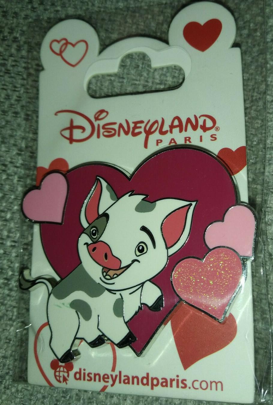 Pua in Heart Valentine Series Disney Land Paris Dlp Dlrp 2022 Glitter Pin