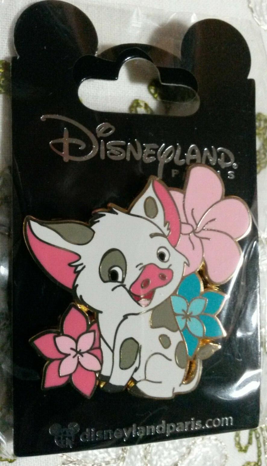 Pua (Moana) Flowers March 2020 Series Disney Land Paris Dlrp Dlp Pin