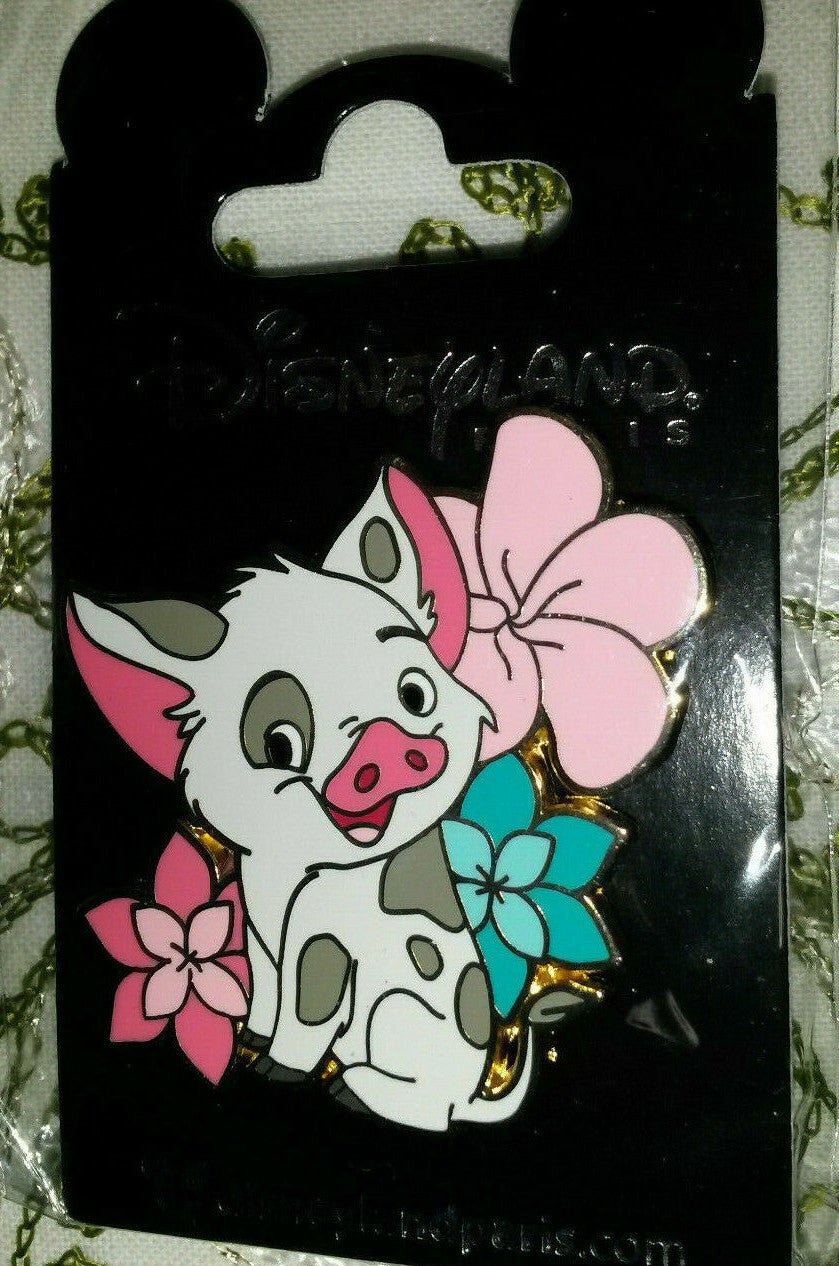 Pua (Moana) Flowers March 2020 Series Disney Land Paris Dlrp Dlp Pin