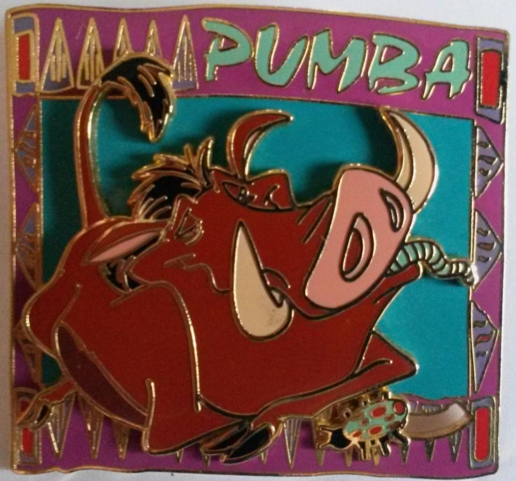 Pumba Pumbaa Lion King Disney Land Paris Dlrp Dlp 2003 Slide Move 3D Pin