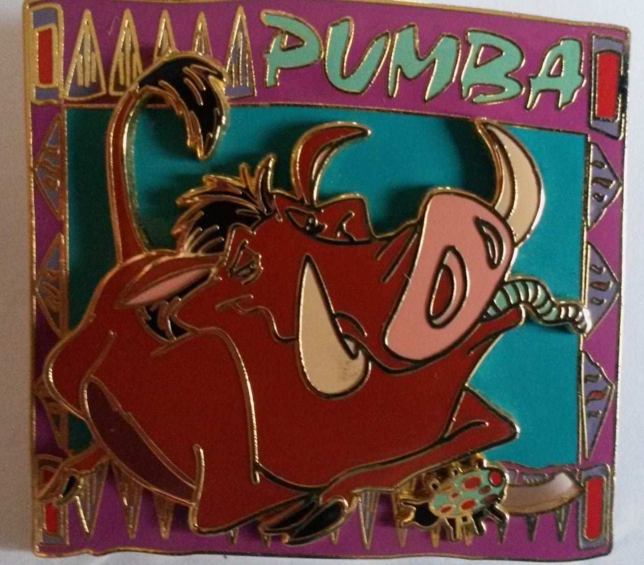 Pumba Pumbaa Lion King Disney Land Paris Dlrp Dlp 2003 Slide Move 3D Pin