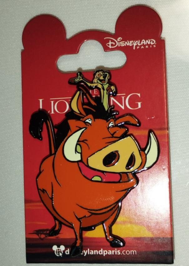 Pumbaa and Timon - Lion King 30th Anniversary Disney Land Paris Dlp 2024 Pin